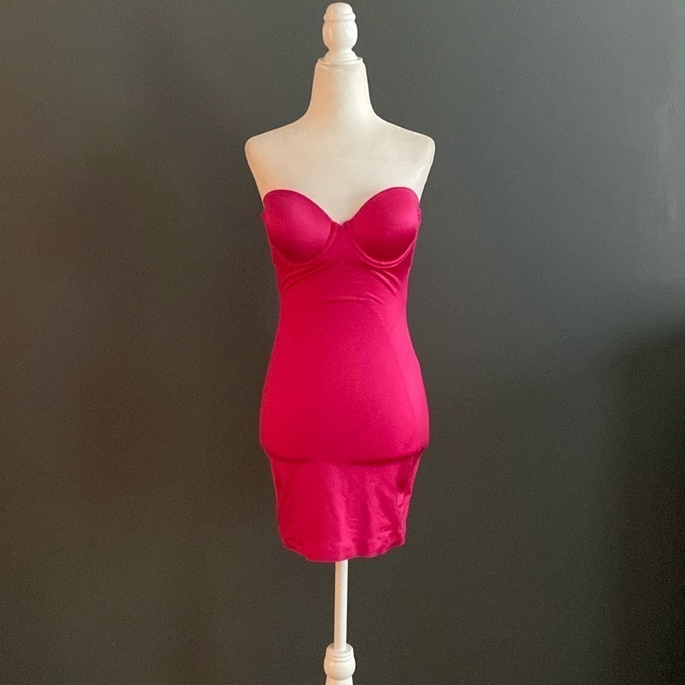 Victoria’s Secret vintage Y2K hot pink body shaper bustier/dress